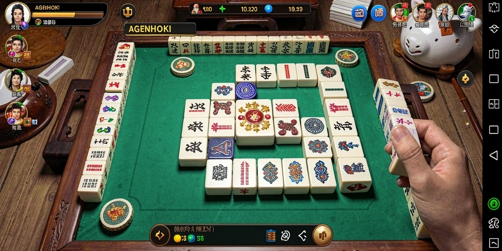 Tampilan gameplay AGENHOKI yang menegangkan dan seru.