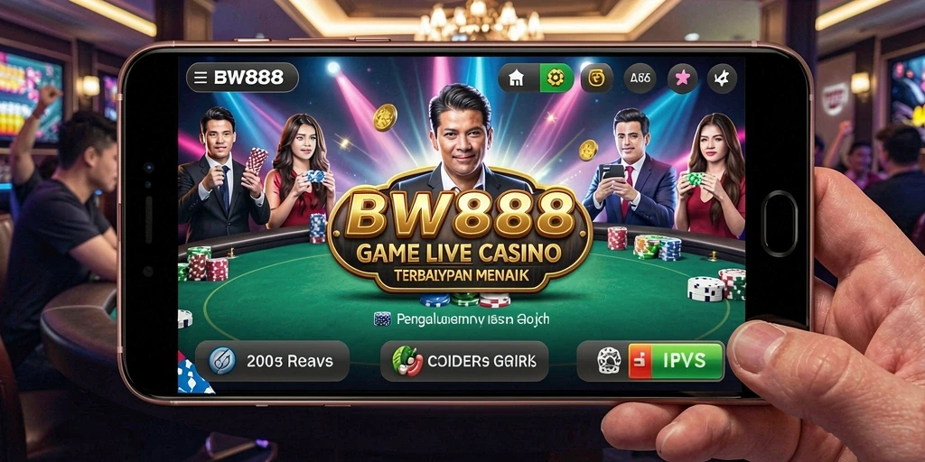 Tangkapan layar gameplay Live Casino BW888 yang seru dan interaktif.