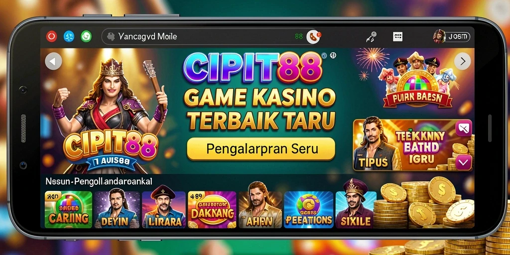 Tampilan permainan Kasino yang seru dan menarik di CIPIT88.