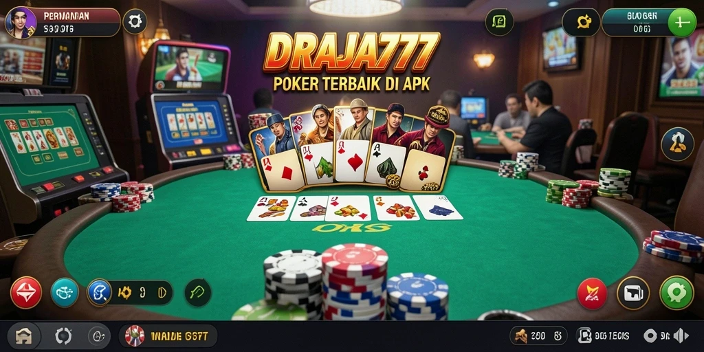 Screenshot DRAJA777 menampilkan pengalaman bermain poker yang seru dan interaktif.