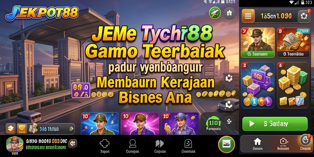 Tangkapan layar utama JEKPOT88 menampilkan pengalaman gameplay Tycoon yang menarik.