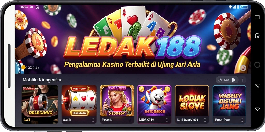 Screenshot LEDAK188 menunjukkan suasana seru permainan Kasino.