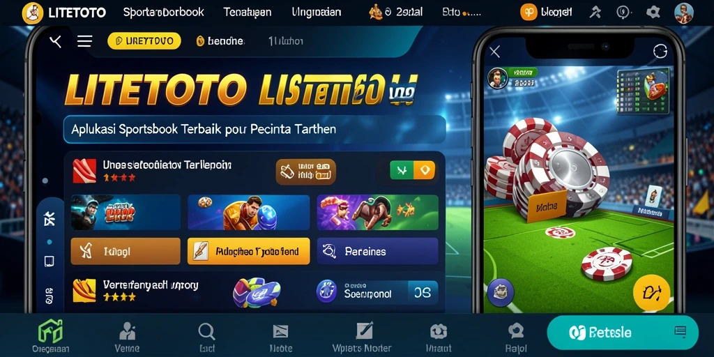 Tampilan gameplay sportsbook di aplikasi LITETOTO yang menarik.