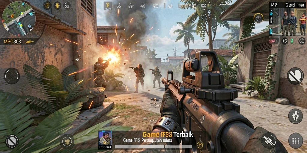 Tampilan gameplay MPO303 menunjukkan aksi tembak-menembak yang mendebarkan.