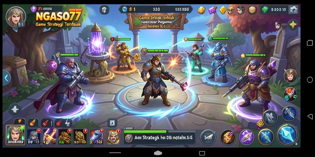 Tampilan gameplay NGASO77 yang seru dan strategis.