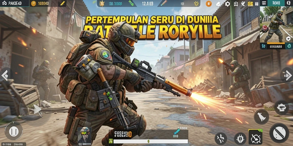 Gameplay seru di PAKDE4D dengan pertempuran menegangkan.