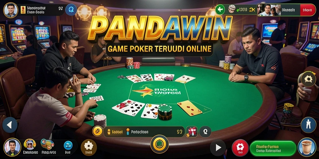 Gameplay seru PANDAWIN dengan pemain yang kompetitif.