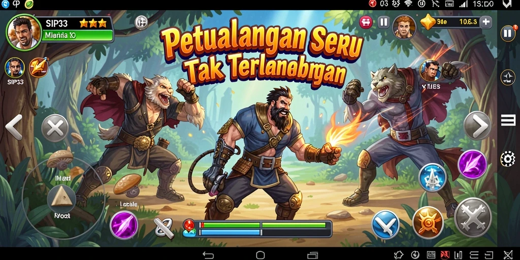 Screenshot SIP33 menampilkan aksi seru dalam petualangan yang menegangkan.
