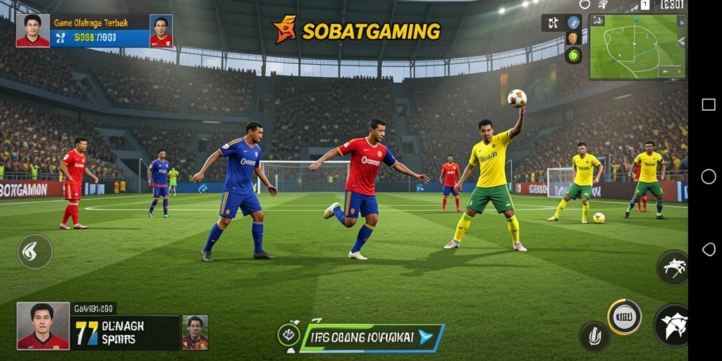 Menampilkan pengalaman gameplay menegangkan dalam berbagai cabang olahraga.