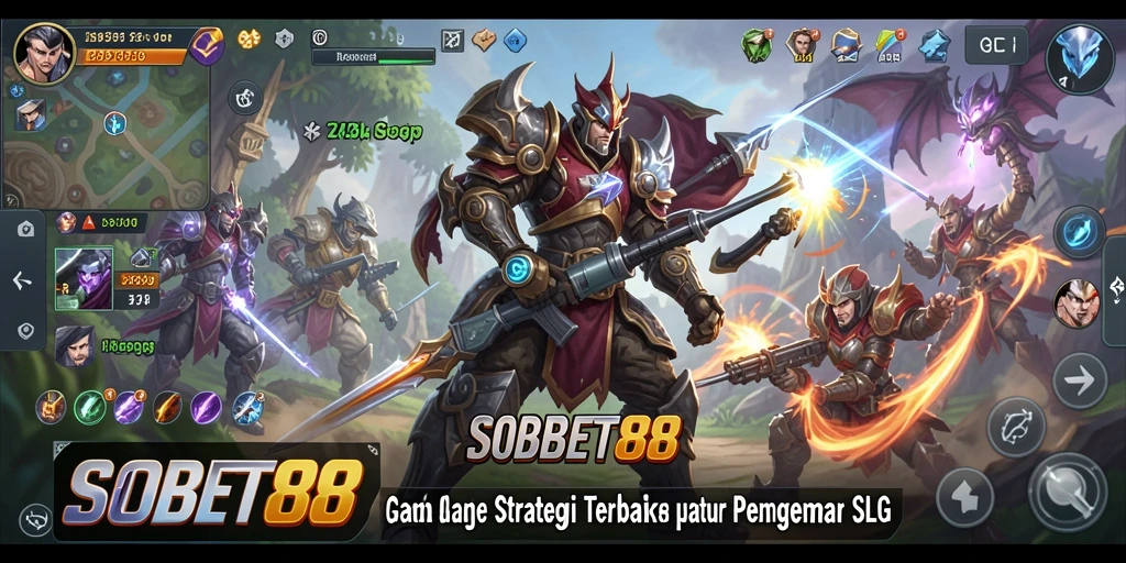 Tampilan gameplay SLG yang menarik dan mendebarkan.
