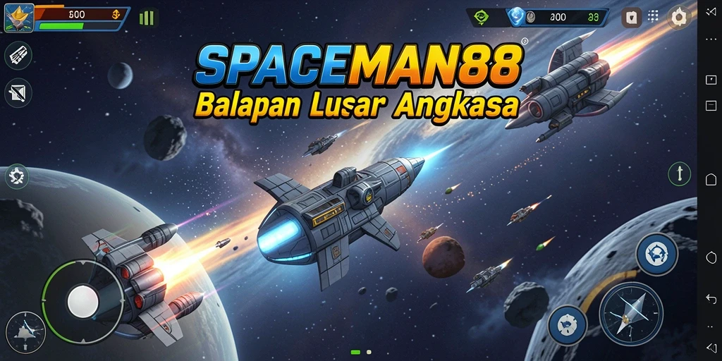 Gameplay SPACEMAN88 yang mendebarkan di luar angkasa.