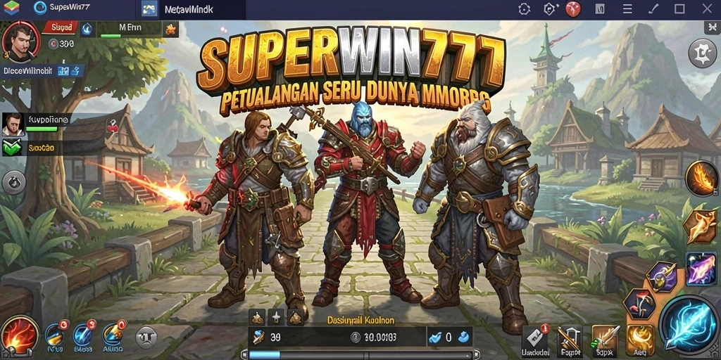 Menampilkan gameplay menarik dalam dunia MMORPG SUPERWIN777.