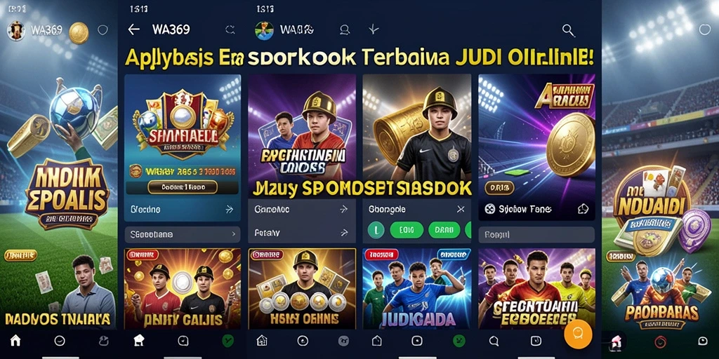 Screenshot WA369 menunjukkan tampilan antarmuka sportsbook yang menarik dan interaktif.